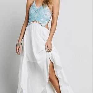 Free People Turquoise  Spirit Dress size 8